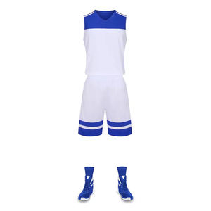 Ensemble d'uniformes de basketball pour hommes de qualité supérieure, 100 % polyester, sans manches, toutes couleurs personnalisables, logo, dernier style, respirant, grandes tailles - Product Image 5