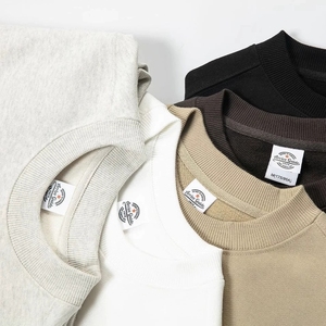 Sudadera Turquesa de Cuello Redondo Unisex, Corte Holgado, Tejido de Algodón Transpirable de 400g, Estilo Casual para Invierno - Product Image 4