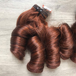 Factory Price Virgin Luxury Vietnamese <b>Hair</b> Extensions Bouncy Curl <b>Hair</b>, Premium Vietnamese <b>Hair</b> Customize <b>Color</b> High Quality - Product Image 3