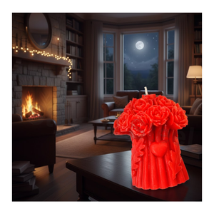 Bouquet de bougies décoratives pour la maison, mariages, Noël, Pâques, anniversaires et Saint-Valentin - Product Image 1