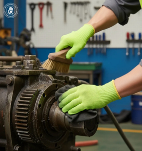 Gants en nylon tricotés à maille fine avec matériau léger pour l'assemblage électronique, le contrôle qualité et les travaux de précision - Product Image 6