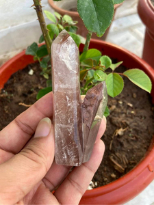 Torre de Cristal de Cuarzo Ahumado Natural, Pulida a Mano, Piedra Curativa, Proveedor OEM ODM - Product Image 2