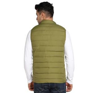 Chaqueta Acolchada de Primera Calidad al por Mayor para Hombre, Chaleco Cálido Unisex, Chaquetas Personalizadas, Chaleco Bomber sin Mangas para Hombre - Product Image 4