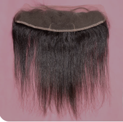Frontal de Cabello Humano Indio 100% Natural, Color Marrón y Negro Natural, Virgen Remy, con Encaje Frontal para Mujer - Product Image 2
