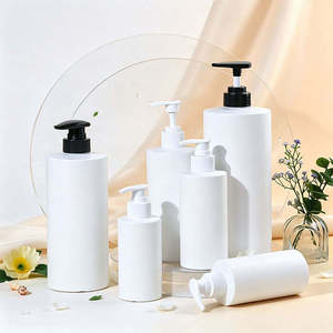 Body Wash Skin Care Packaging HDPE Square Pump Sprayer Bottles 200-1000ML Silk Screen Large Capacity Empty Lotion Shampoo - Product Image 4