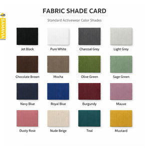 Ensemble de sport 2 pièces sans couture côtelé pour femme avec coutures renforcées : Legging taille haute, Crop Top, Short d'entraînement et Brassière de sport - Product Image 5