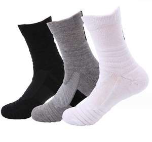 Black Ankle Running <b>Socks</b> Men's Breathable Solid Sport <b>Socks</b> with Gray Heel and Toe Reinforcement for Summer Activities - Product Image 6