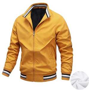 Custom Logo Design OEM Service 2026 Wholesale Customize Plus Size Men's Bomber <b>Jacket</b> Microfleece Waterproof Comfortable - Product Image 4