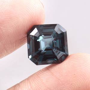 Turmalina Azul Verde de Mozambique, Corte Octogonal, Gema Suelta Sintética Creada en Laboratorio, Alta Calidad AA+, Grado Joyería de Lujo, Forma de Pera - Product Image 5