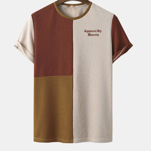 เสื้อยืดผู้ชายสไตล์เท่ห์ ใส่สบาย ดีไซน์เรียบง่าย เหมาะสำหรับใส่ในชีวิตประจำวัน สไตล์สตรีทแฟชั่นสุดอินเทรนด์ พร้อมสัมผัสนุ่มละมุน - Product Image 1