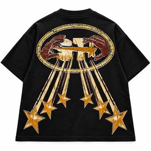 Camiseta de Cuello Redondo de Manga Corta Extra Grande para Hombre, Colores Personalizados, Estilo Urbano, 100% Algodón Tejido, Transpirable y de Secado Rápido - Product Image 2