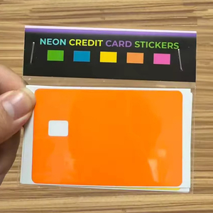 Pegatinas personalizadas de PVC duradero para tarjetas de crédito, para uso en marketing, colores sólidos, impermeables, antiarrugas, removibles - Product Image 6