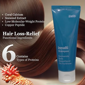 Shampoo réparateur pour cheveux coréen, anti-chute, nettoyant pour le cuir chevelu, contrôle du sébum, hydratant, formule de croissance des cheveux à la biotine et au calcium corallien - Product Image 4