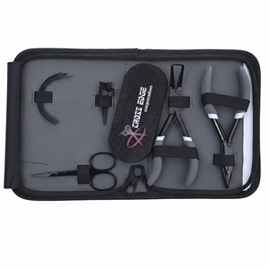 Kit complet d'outils pour extensions capillaires en acier inoxydable : Pince à micro-anneaux, Pince à démonter, Aiguille, Pince à velcro, Pince de sectionnement, Accessoires de salon - Product Image 1