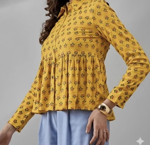 Hot Sale Women Trendy Crop Frock Top Ladies Wear Summer Styling Slim Fit Body Hugging Perfect For Casual Basic But High Quality - Product Image 2