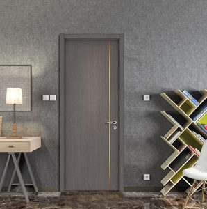 Puerta Interior de Melamina de Diseño Moderno y Alta Calidad para Apartamentos y Hoteles, Puerta Interna de Madera Sólida MDF con Retención Óptima del Color - Product Image 5
