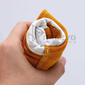 ถุงมือเชื่อมหนังวัวแท้คุณภาพเยี่ยม ป้องกันความร้อนได้ดีเยี่ยม ถุงมือเชื่อมหนังยาวสำหรับงานเชื่อมมิก - Product Image 6