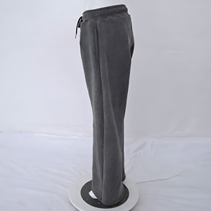 Pantalon de jogging en molleton de coton imprimé personnalisé pour homme, style streetwear, taille élastique avec cordon de serrage, coupe confortable, style tendance - Product Image 5