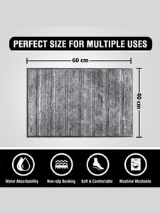 Alfombra de baño de microfibra ultra suave, moderna, clásica, personalizada, de gran venta, gruesa, absorbente y antideslizante. - Product Image 2