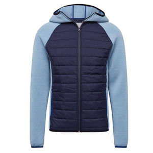 Men's Winter Varsity <b>Jacket</b> <b>Reversible</b> Eco-Friendly Quick Dry Lightweight Hooded Windproof Quilted Nylon/Polyester/Cotton Blend - Product Image 1