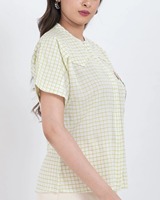 Chemisier A-line d'été pour femme, le plus vendu, en coton tissé à la main, col en V, sans manches, lavable, écologique, respirant et léger