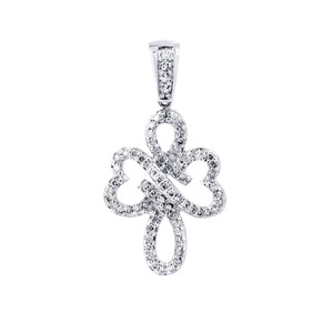 Pendentifs personnalisés KRISHNAM JEWELS PN31 unisexe VVS Lab de luxe Hip Hop Rapper Iced Letter en argent plaqué rhodium Moissanite IGI - Product Image 2