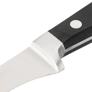 Couteaux à découper fins en argent avec manche riveté noir et pointe affûtée pour la découpe délicate de viande, la découpe de jambon et la présentation - Product Image 2