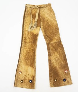 Pantalon en daim pour femme, cuir souple de qualité supérieure, coupe décontractée, taille haute, pantalon tendance, vente en gros, fabricant OEM sur mesure - Product Image 4
