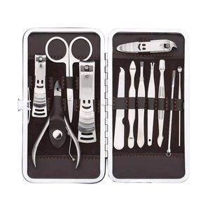 Ensemble de manucure 10 pièces, étui rond rose à fermeture éclair, outils professionnels en acier inoxydable, kit de soins personnels portable pour les voyages - Product Image 4