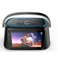 Haut-parleur intelligent P10 avec écran, Wi-Fi, portable, karaoké, lecteur vidéo et musical, son puissant, pour la maison, les fêtes et l'extérieur
