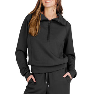 Ensemble deux pièces côtelé personnalisé avec logo, haut court à manches courtes et leggings, tenue de sport pour femme – Vente chaude - Product Image 2