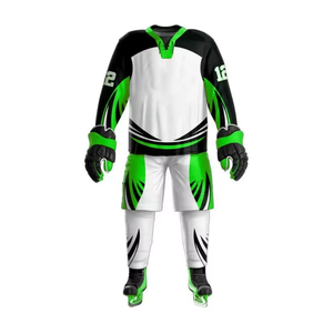 Ensemble d'uniformes de hockey sur glace pour adultes, best-seller, personnalisable avec le nom de l'équipe, prix d'usine, service OEM, uniformes en gros - Product Image 2
