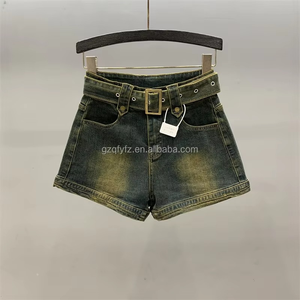 Shorts de Mezclilla Elásticos para Mujer, Estilo Nuevo, Tallas Grandes, para Chicas Gorditas, 2025 - Product Image 5