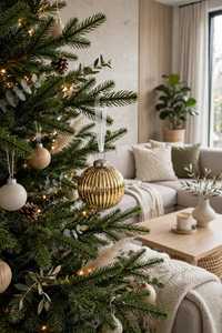 Boule de Noël en verre miroir de haute qualité, décoration suspendue pour arbre, faite à la main, écologique, personnalisable en couleur, pour les fêtes - Product Image 2