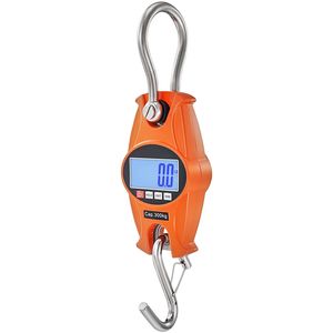 Bilancia Digitale per Gru 660 Lbs/300 kg, Industriale, Robusta, con Cassa in Alluminio Pressofuso, Schermo LCD, Portatile, Mini - Product Image 1