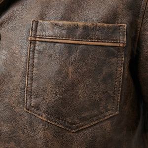 Veste de moto en cuir véritable pour homme de qualité supérieure, nouvelle arrivée, vestes de moto d'hiver, protections amovibles, personnalisables - Product Image 5