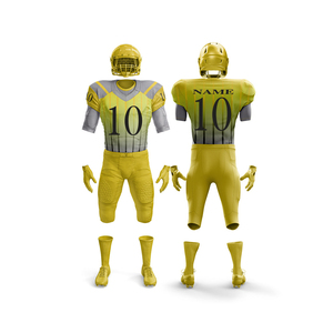 american football uniform custom team <b>set</b> breathable moisture wicking fabric durable stitching game ready performance gear usa - Product Image 1
