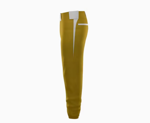 Men Slim Fit Athletic Pants Moisture Wicking Elastic Waist Solid Color Polyester All Seasons Sport Wear - Product Image 1