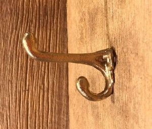 Antique Brass <b>Wall</b> Hooks Heavy Duty Coat Holder Stylish Hanging Rack For Modern Rustic Interior Decoration Spaces - Product Image 6