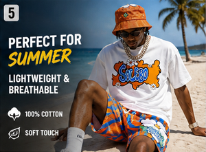 Vêtements de mode d'été, ensemble 2 pièces, t-shirt imprimé DTG, short en maille, short à motifs de dessins animés pour hommes, t-shirt 100% coton, taille plus - Product Image 5