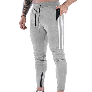 Pantalones de hombre ligeros, casuales, de bajo precio, hechos profesionalmente, servicio OEM, diseño de logotipo personalizado, pantalones lavados en venta. - Product Image 4