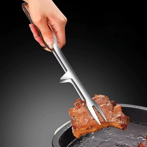 Stainless Steel Kitchen Tongs 8 12 Inch Culinary Precision Tweezers BBQ <b>Food</b> Handling Tools High Quality for <b>food</b> styling Fish - Product Image 2