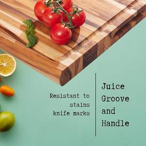Tabla de Cortar de Madera Rústica Moderna de la India para Hogares Elegantes con Acabado Liso y Construcción Resistente a Precio de Mayoreo - Product Image 3
