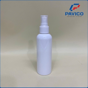 OEM / ODM <b>100ml</b> Amber Brown Cylinder Heat Transfer Printing PET Cosmetic Vietnam Plastic <b>Bottles</b> Pump Sprayer - Product Image 6