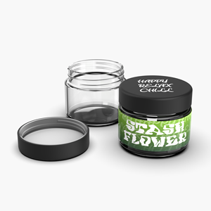 ขวดโหลแก้วขนาด1ออนซ์2ออนซ์3ออนซ์4ออนซ์สำหรับการจัดแสดงสินค้าทั้งปลีกและเดินทางฉลากตามสั่ง - Product Image 4