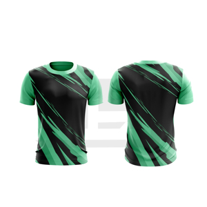 Camiseta Premium para Hombre, Cómoda, de Tela Spandex/Poliéster, Cuello Clásico, Manga Corta, Informal, con Estampado Tie-Dye, Tejido Grueso - Product Image 1