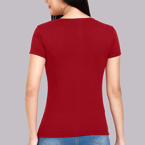 100% Cotton Custom Women's <b>T</b>-<b>ShirtS</b> Cotton Polyester Breathable Quick Dry Plus Size Ladies <b>T</b>-<b>Shirts</b> Custom Logo Printing OEM ODM - Product Image 2