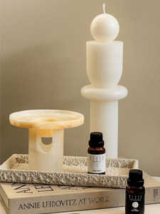 Quemador de Aceite de Ónix, Difusor de Aceites Esenciales de Piedra para Aromaterapia, Hecho a Mano, Natural, para el Hogar y Spa - Product Image 6