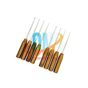 OldMed Instruments TUFNOL Handle Set de 8 piezas Volkmann Bone Curette para cirugía ortopédica espinal Suministro de atención médica - Product Image 5