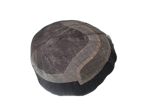 Peluca de pelo Remy de alta calidad para hombre más vendida, tupé de encaje HD transparente, pelo Taz, diseño de encaje frontal Mono de Bangladesh - Product Image 5